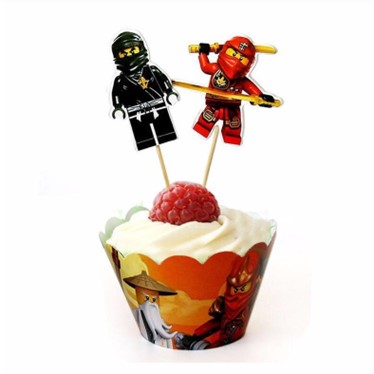 Cupecake prikkers van Ninjago