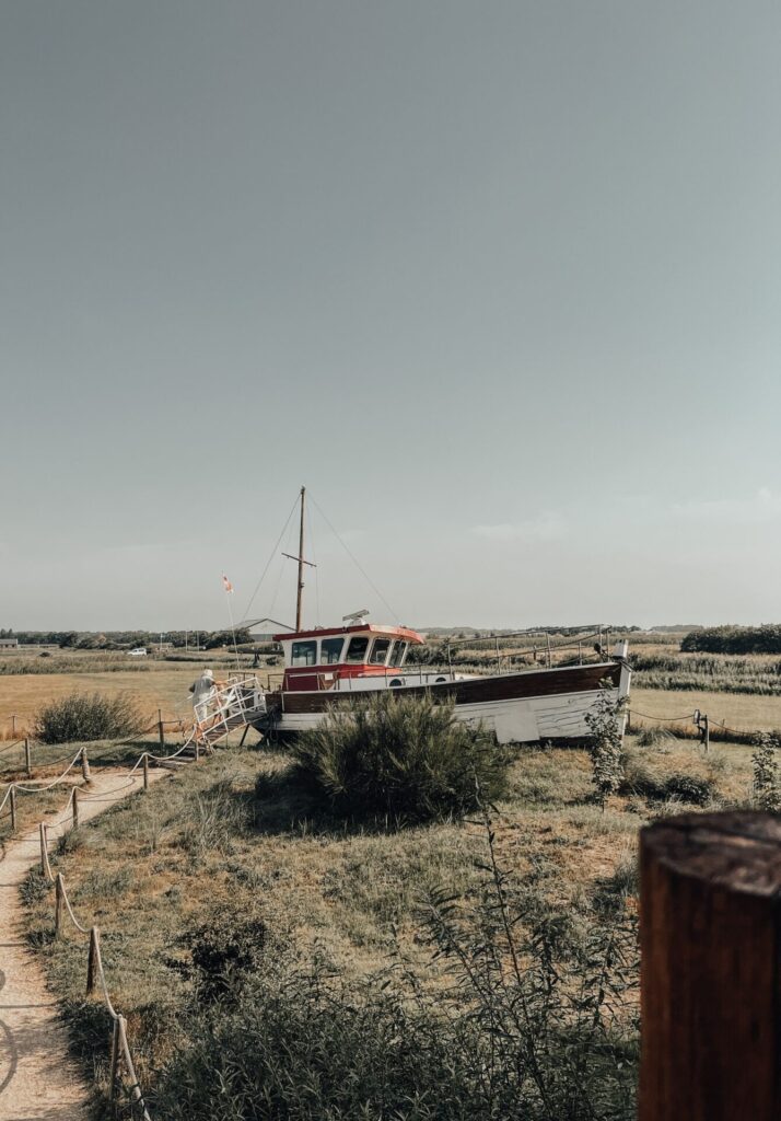 Het buitengedeelte van het Maritiem- en juttersmuseum Texel