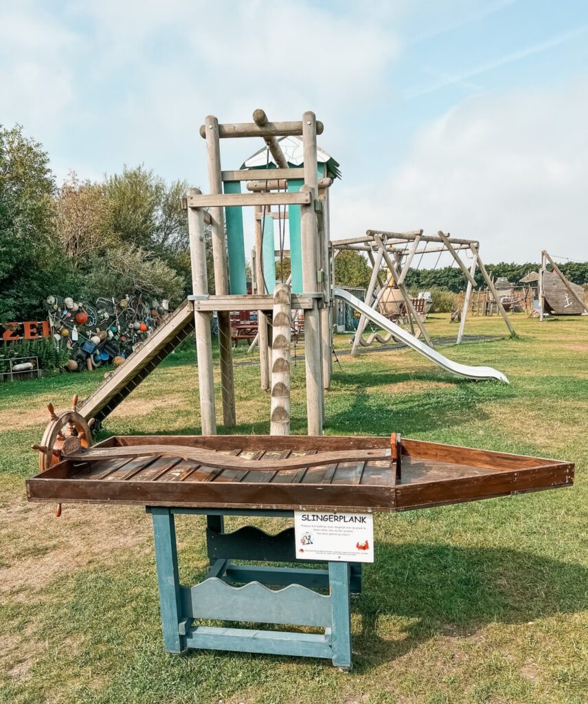 De gigantische speeltuin maakt dit museum nog een beetje meer kidsproof! 