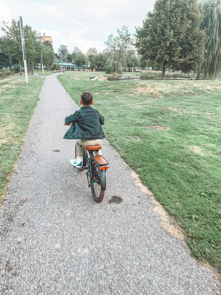 Met de fiets naar de trein