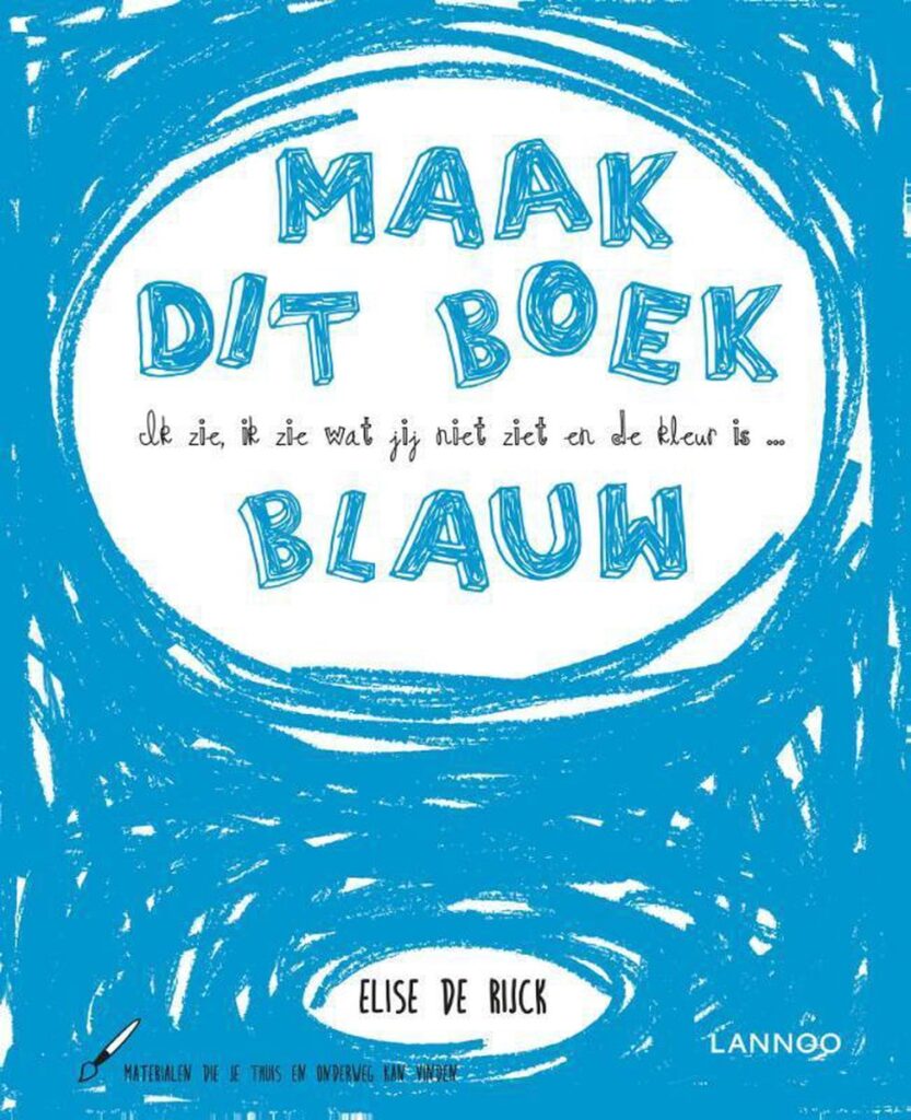 Maak dit boek blauw is een fantastisch cadeautje voor kinderen 