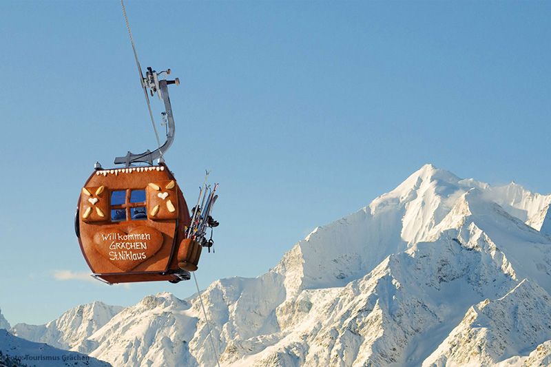 Grachen sprookjeslift is een van de leukste attracties in skigebieden voor kinderen! 