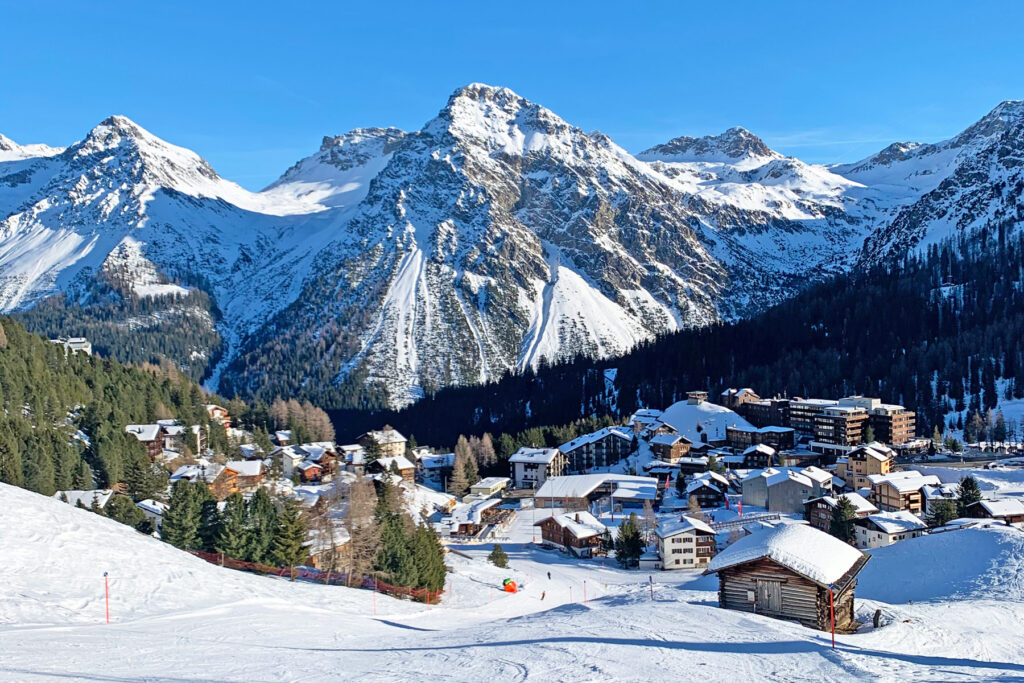 Het kindvriendelijke skigebied Arosa in Zwitserland