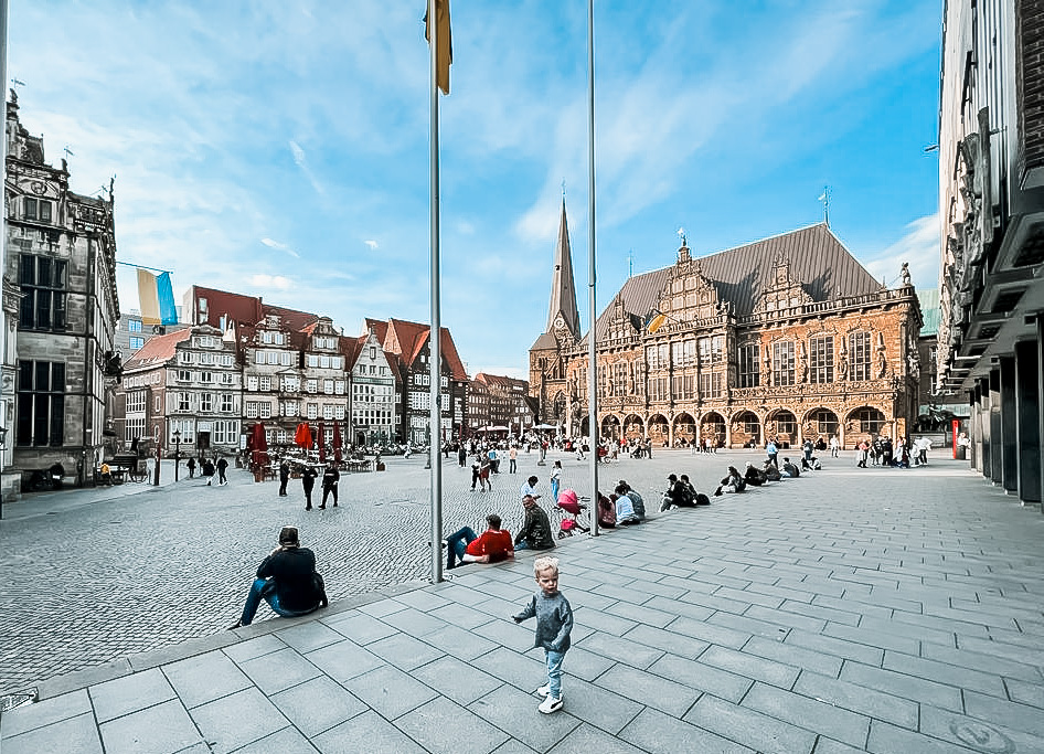 Bremen met kinderen Marktplatz