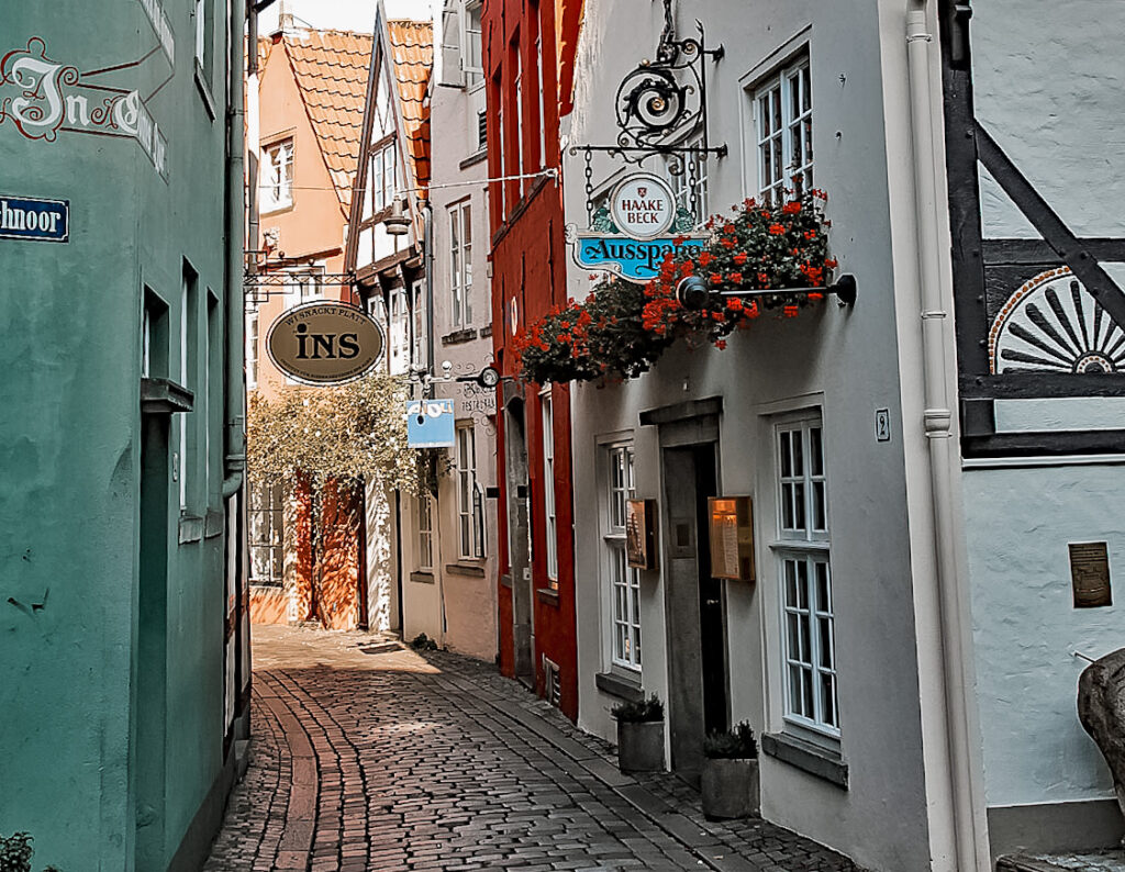 Bremen met kinderen - de straatjes van Schnoor