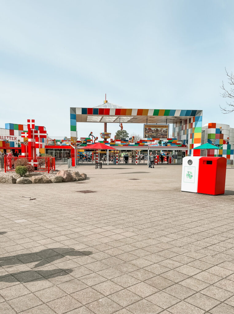 De ingang van LEGOLAND in Denemarken