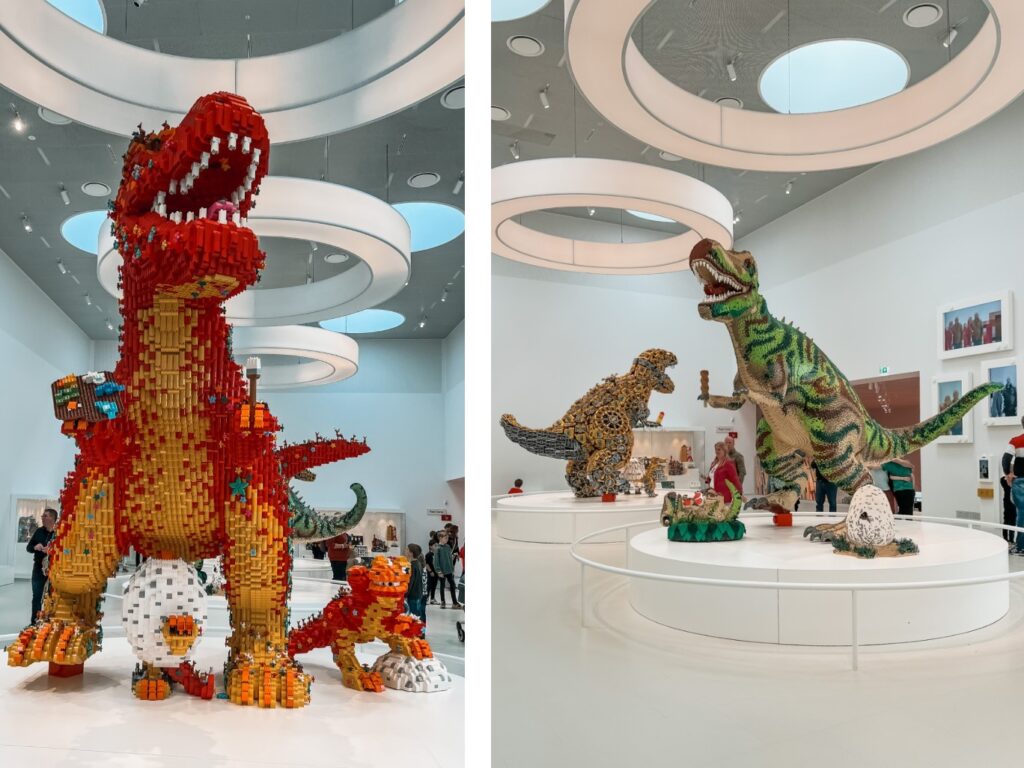 De legendarische dino's in LEGO House 