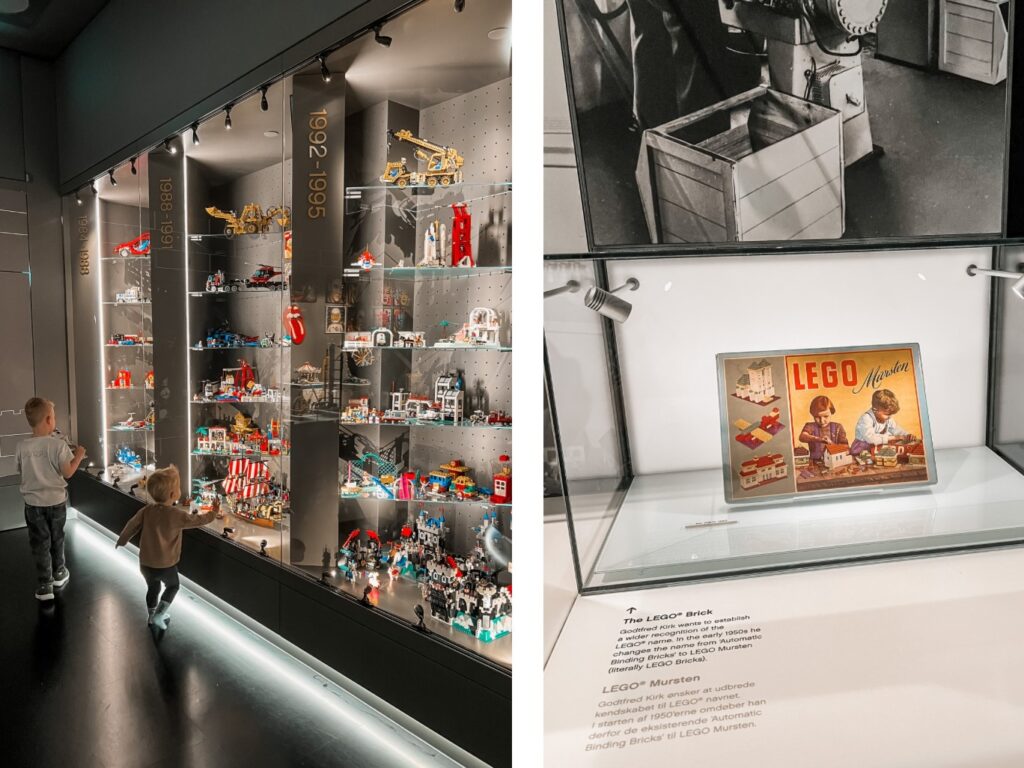 History Collection in het LEGO-museum in LEGO House Billund