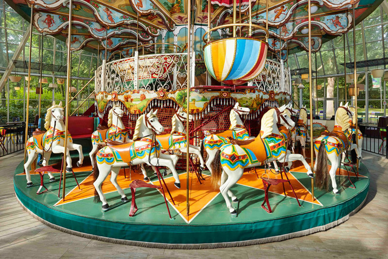 Carrousel in Attractiepark Duinrell 