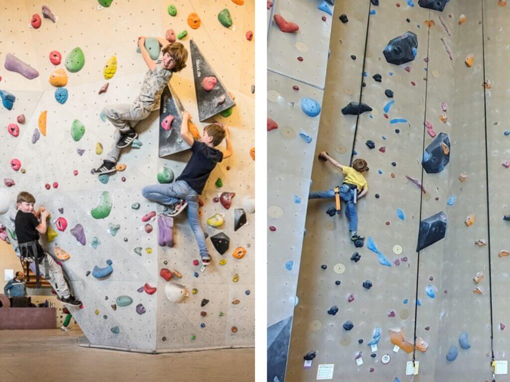 De coolste kinderfeestjes voor jongens - Boulderen