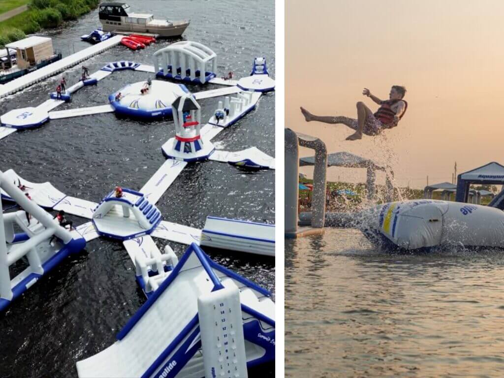 Hoe tof is een luchtkussen aquapark voor je kinderfeestje