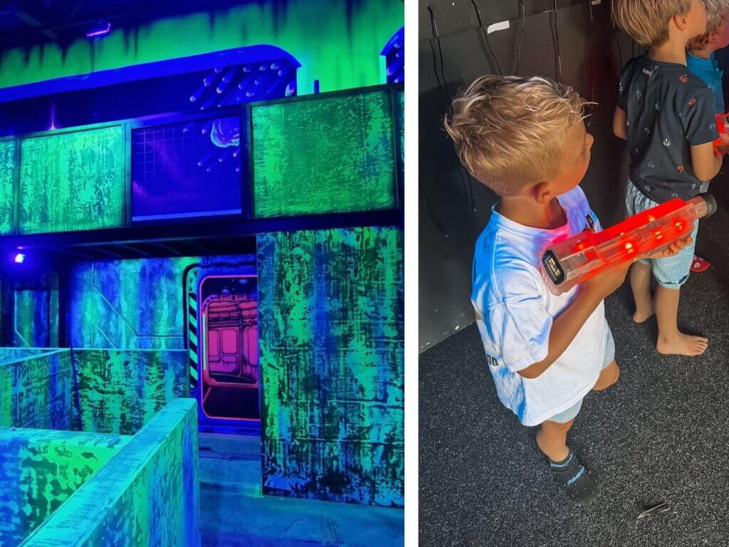 Van lasergamen op je kinderfeestje wordt elke jongen blij toch?! 